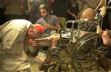 Like the pope, we will probably never "really" be poor. That doesn't mean we shouldn't get our hands dirty and try.